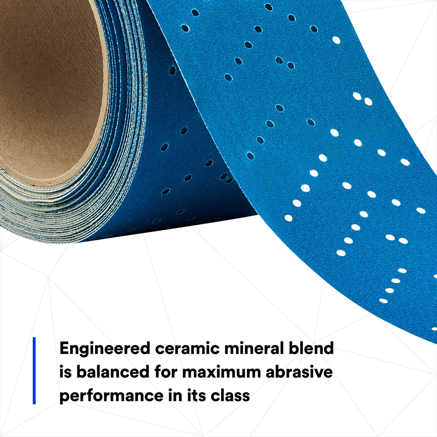 3M Stikit Blue Abrasive Sheet Roll, 36217, No Hole, 2.75 in x 20 yd, 80+ Grade, Automotive Sanding Roll Sandpaper for Coating Removal, Body Repair, Auto Sanding