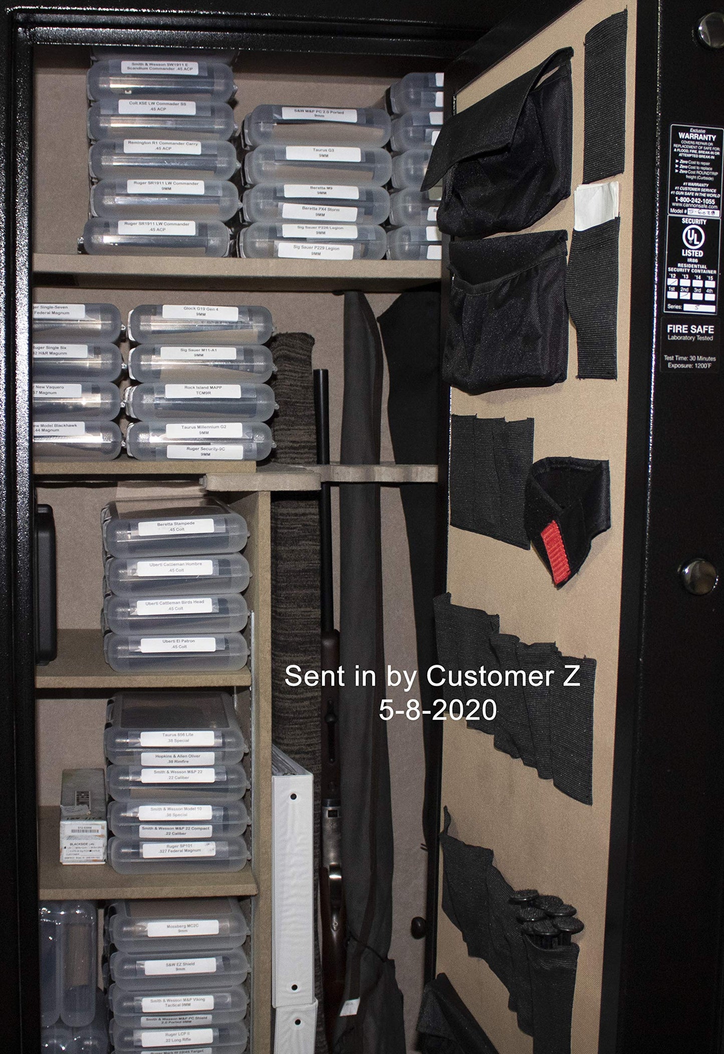 MTM 3-Pack in-Safe Storage Case Optimized Gun Safe Storage