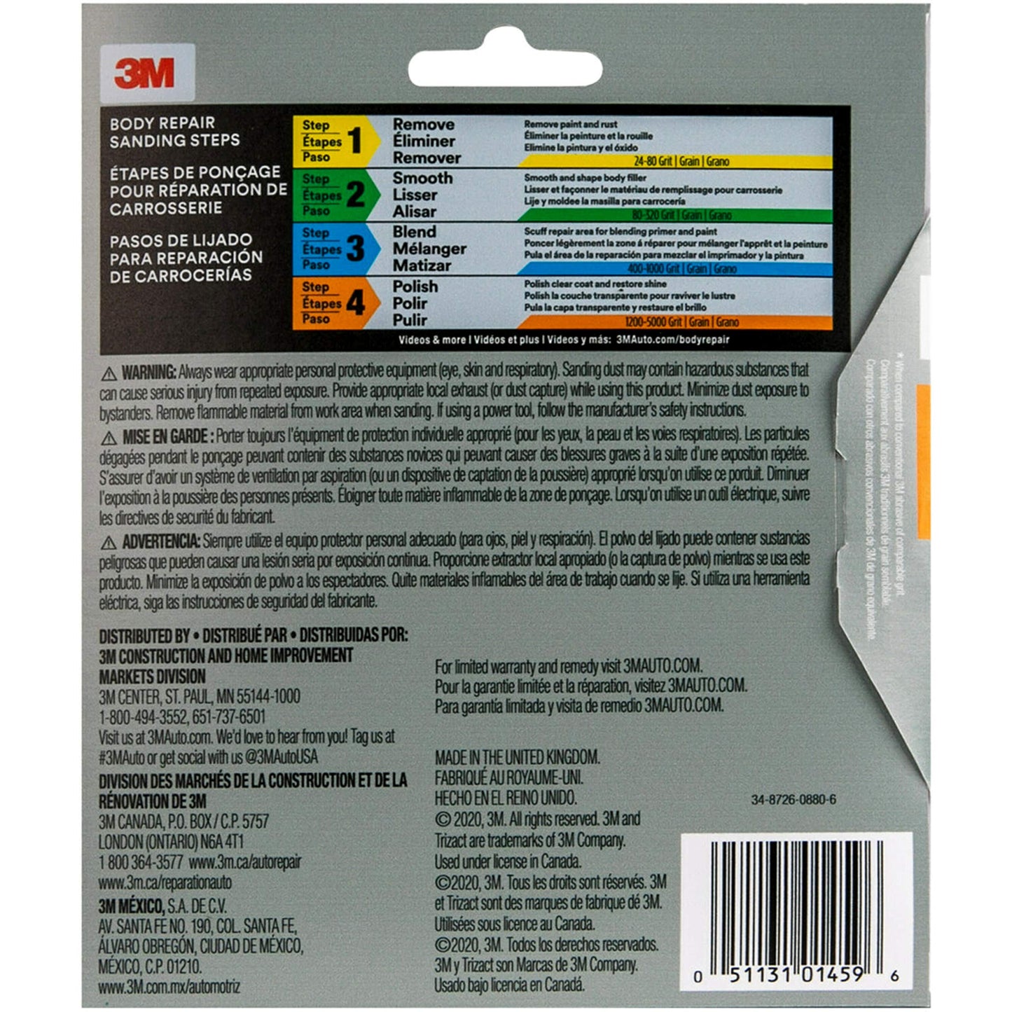 3M Performance 3000 Grit Sandpaper, 3-2/3 in x 9 in, Polish Clear Coat and Paint, Restore Shine, Ideal for Detailed Finishing and Polishing, Very Fine Grade Abrasive for Refined Finishes (03064)