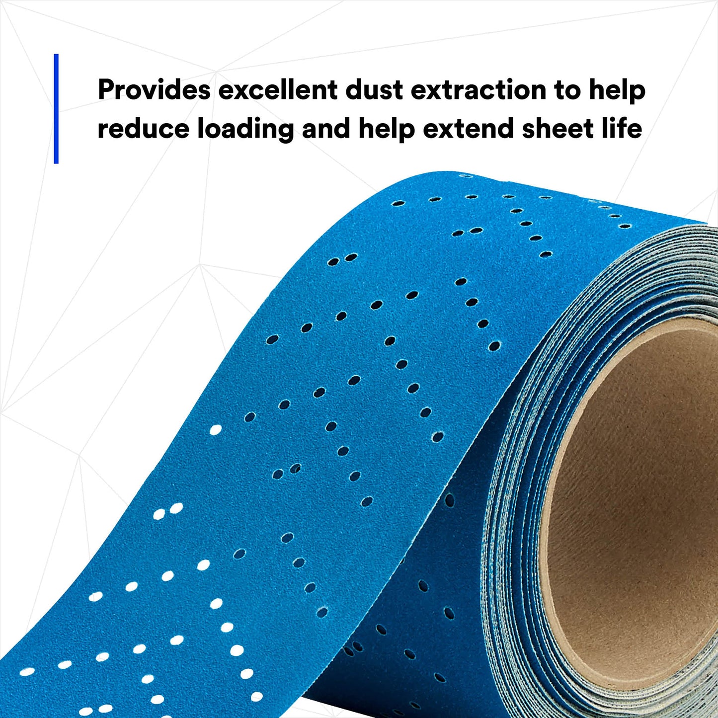 3M Stikit Blue Abrasive Sheet Roll, 36217, No Hole, 2.75 in x 20 yd, 80+ Grade, Automotive Sanding Roll Sandpaper for Coating Removal, Body Repair, Auto Sanding