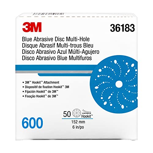 3M Stikit Blue Abrasive Sheet Roll, 36217, No Hole, 2.75 in x 20 yd, 80+ Grade, Automotive Sanding Roll Sandpaper for Coating Removal, Body Repair, Auto Sanding