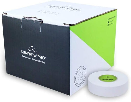 Renfrew PRO Season Tape Pack - 20 Rolls, Pro-Blade Hockey Stick & Shin Pads Tape, 24mm x 18M, White