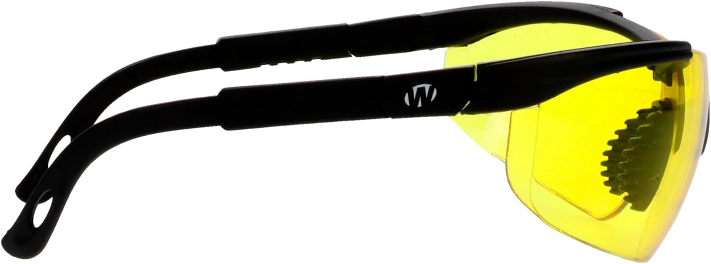 Walker's Sport Glasses with 4 Interchangeable Lens, Impact-Resistant Durable Hunting Shooting Eye Safety Combo Kit - Includes Storage Pouch, Sleeve & Weatherproof Case