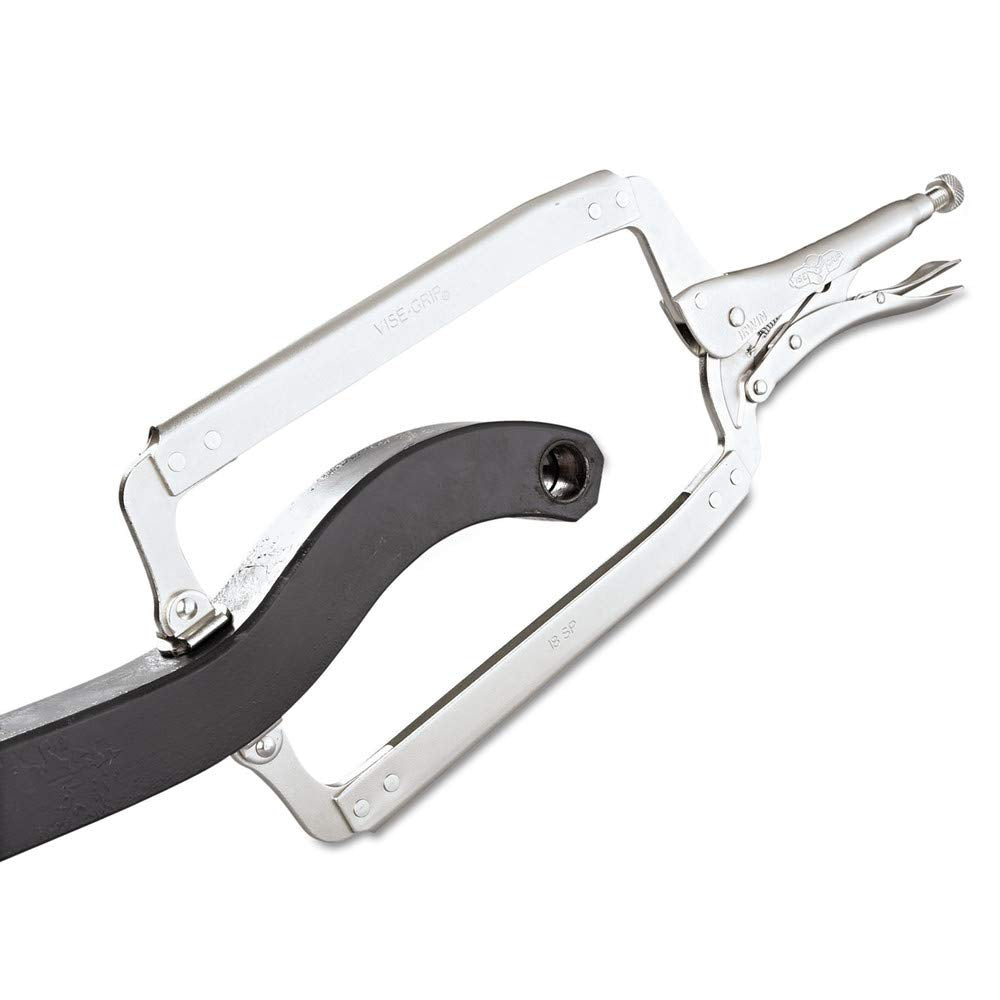Irwin Tools 22 Original Vise Grip Locking C-Clamp with Swivel Pad Tip, 18"