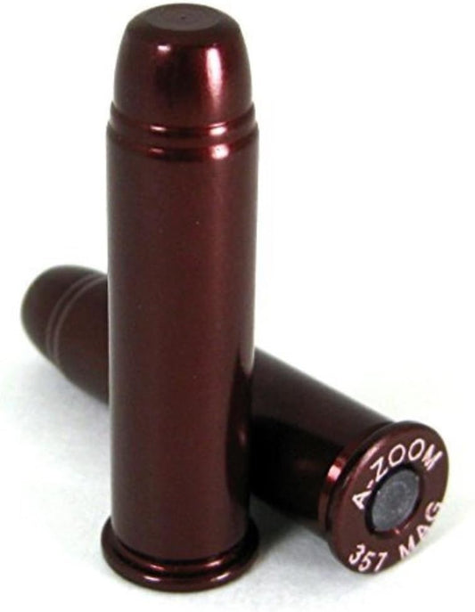 A-Zoom 357 MAG Snap Cap 6PK, Red, One Size (16119)