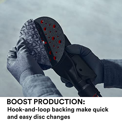 3M Xtract Net Disc 710W, 5 in, 12 Piece Multi-Pack Hook and Loop Sanding Discs, 80+, 120+, 180+, 220+, 240+, 320+, Virtually Dust-Free, Assorted Grades, 66584