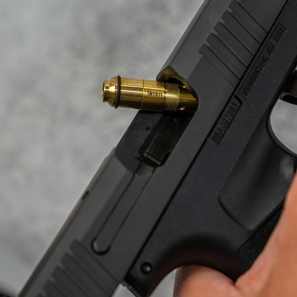 LaserLyte Laser Trainer Cartridge for Firearms with Built-In Rubber Snap Cap for Dry Fire and Laser Bullet Sight Training with Rifles and Handguns