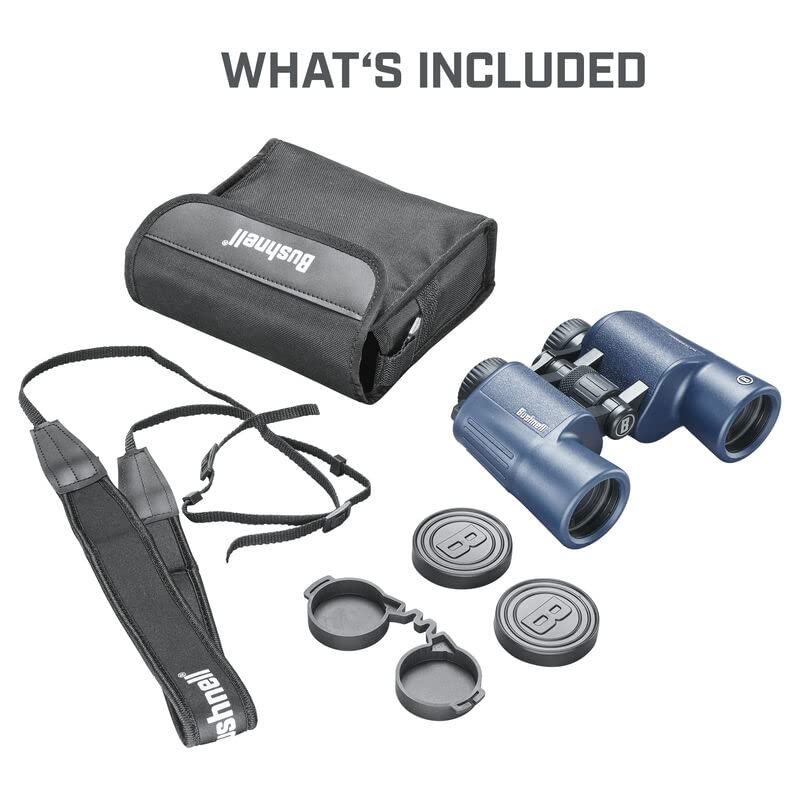 Bushnell H2O 10x42mm Binoculars, Waterproof and Fogproof Binoculars for Boating, Hiking, and Camping, Multi