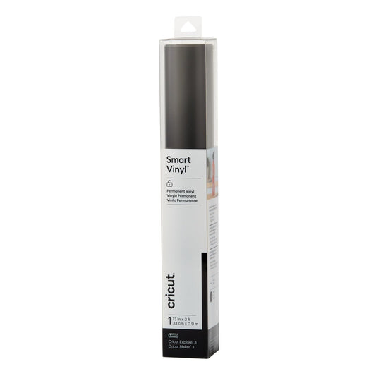 Cricut Smart Permanent Vinyl, White - 3ft Roll (13'x36') Adhesive Craft Vinyl - Matless cutting for cuts up to 12ft with Maker 3 / Explore 3 Machines