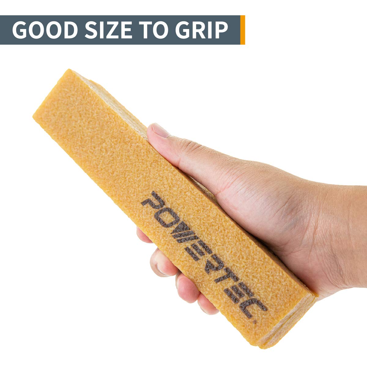 POWERTEC 71002 Abrasive Cleaning Stick for Sanding Belts & Discs 8-1/2" | Natural Rubber Eraser - Woodworking Shop Tools for Sanding Perfection