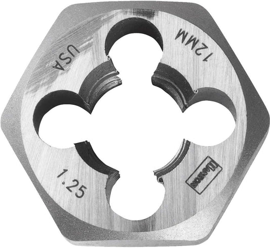 DIE 12-1.25MM 1" HEX