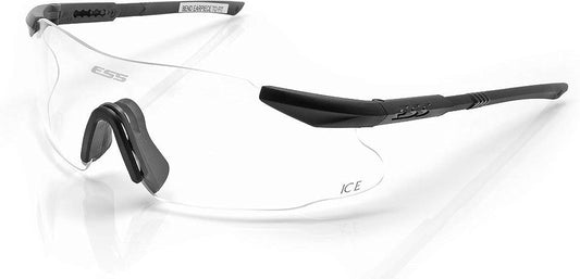 ESS Eyewear Eye Safety Systems ICE-One Ballistic Eyeshield, Clear Lens, White, 2.4 (740-0005)