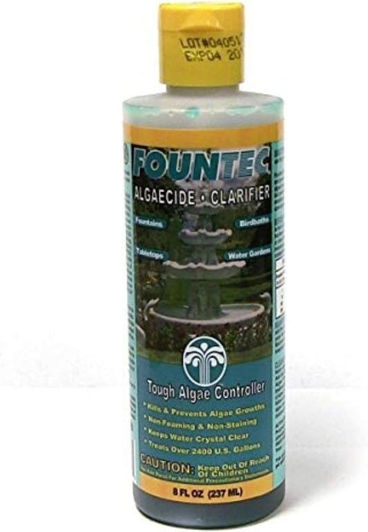 EasyCare FounTec Algaecide and Clarifier, 8 oz. Bottle