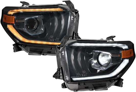 Sequential LED Projector Headlights compatible with Toyota Tundra 2014-2021 (pair)