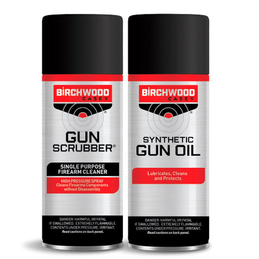 Birchwood Casey Gun Scrubber - Single Purpose Gun Cleaner & Synthetic Oil for Lubricating & Protection