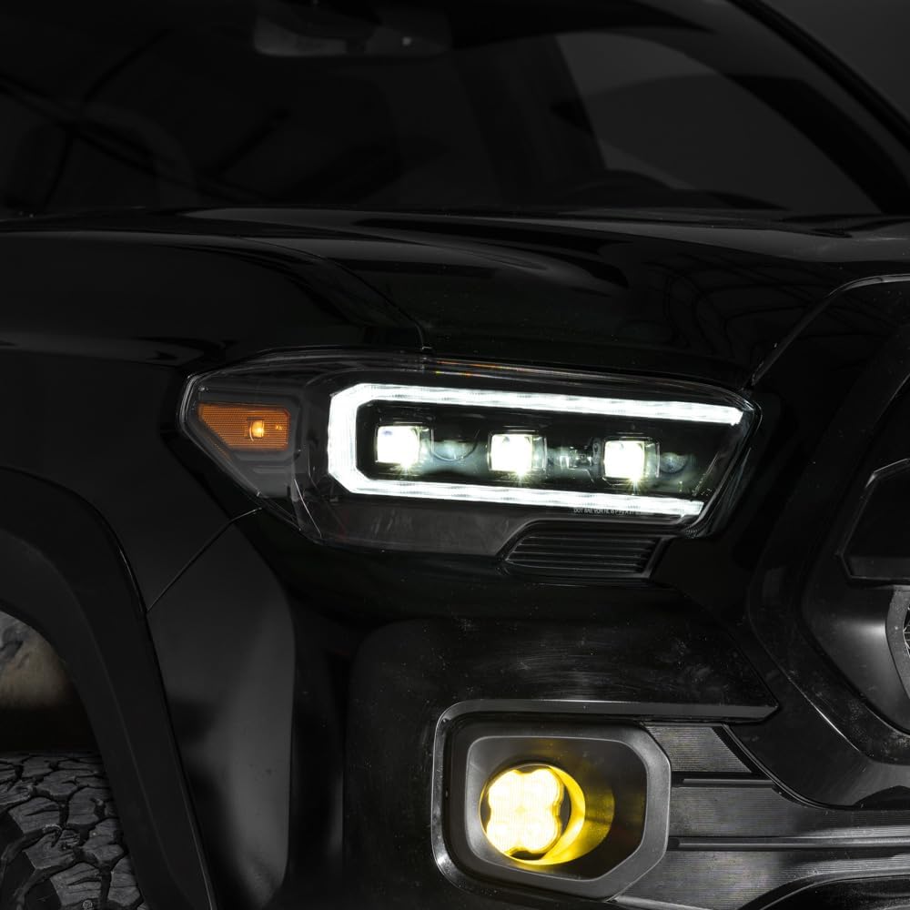 LED Headlights with Selectable DRL compatible with Toyota Tacoma 2016-2023 (pair)