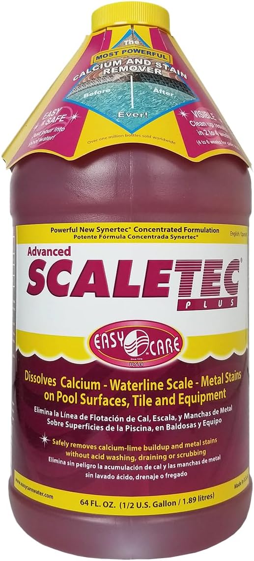 EasyCare 20064 Scaletec Plus Descaler and Stain Remover, 64 oz. Bottle