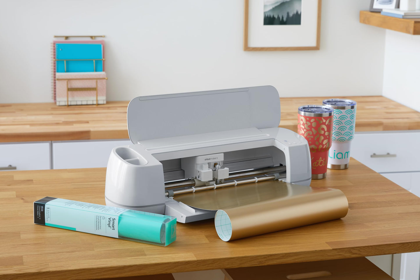 Cricut Smart Permanent Vinyl, White - 3ft Roll (13'x36') Adhesive Craft Vinyl - Matless cutting for cuts up to 12ft with Maker 3 / Explore 3 Machines