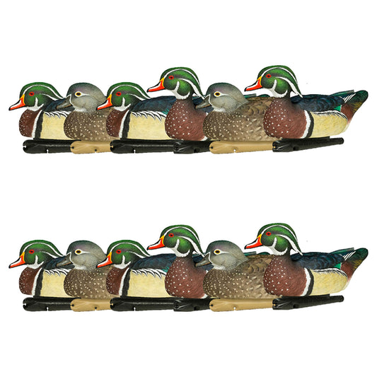 Avian X Topflight Pintail Decoys, Rugged Realistic Floating Duck Decoys for Hunting, Weight-Forward Swim Keel