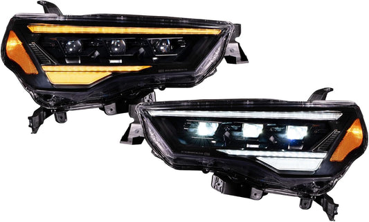 Sequential LED Projector Headlights compatible with Toyota 4Runner 2014-2024 (pair)