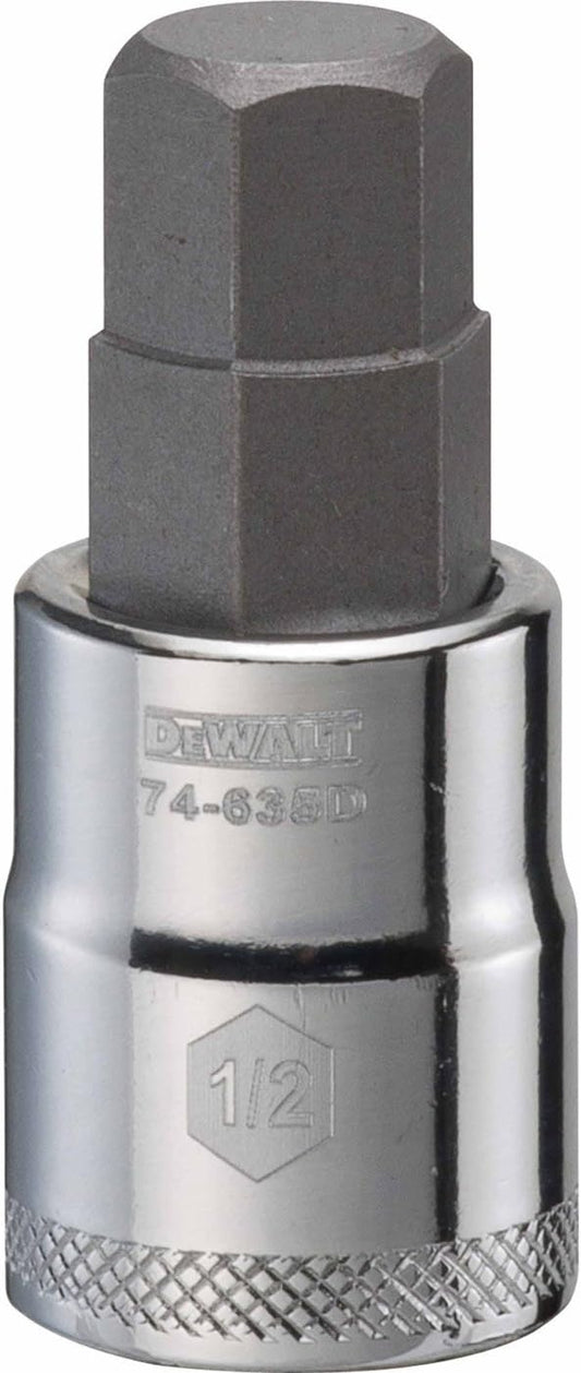 DEWALT 3/8" Drive Hex Bit Socket 1/2" SAE