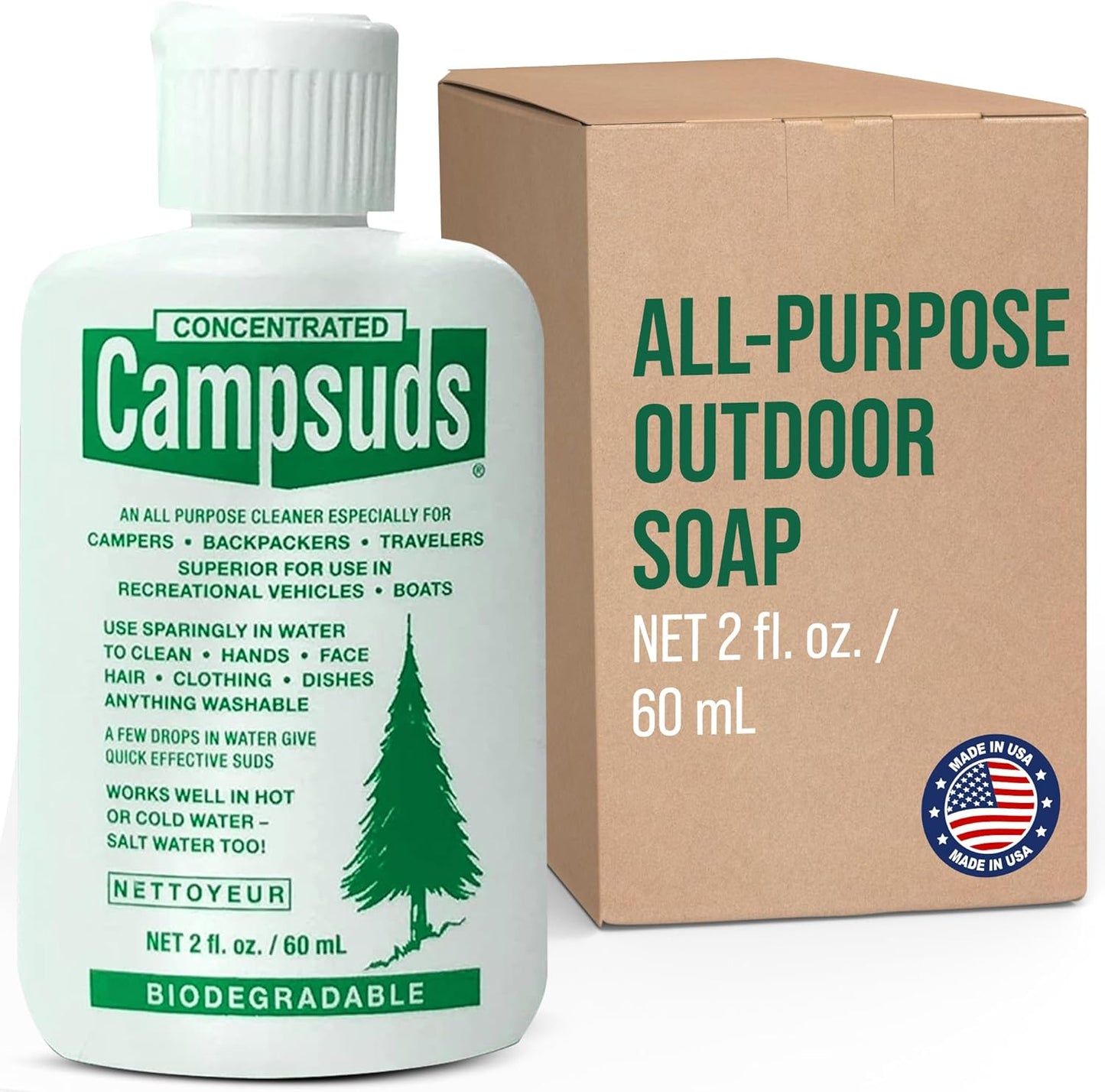Sierra Dawn Outdoor Soap - Premium Biodegradable Camping & Backpacking Essential - All-Purpose Natural Soap for Dishes, Clothes & Personal Care - Trusted by Outdoor Enthusiasts, 16 Ounce