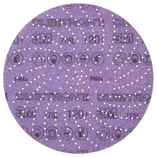 3M Xtract Cubitron II Hookit Clean Sanding Film Disc 775L, 5 in, 15 Piece Multi-Pack Hook and Loop S