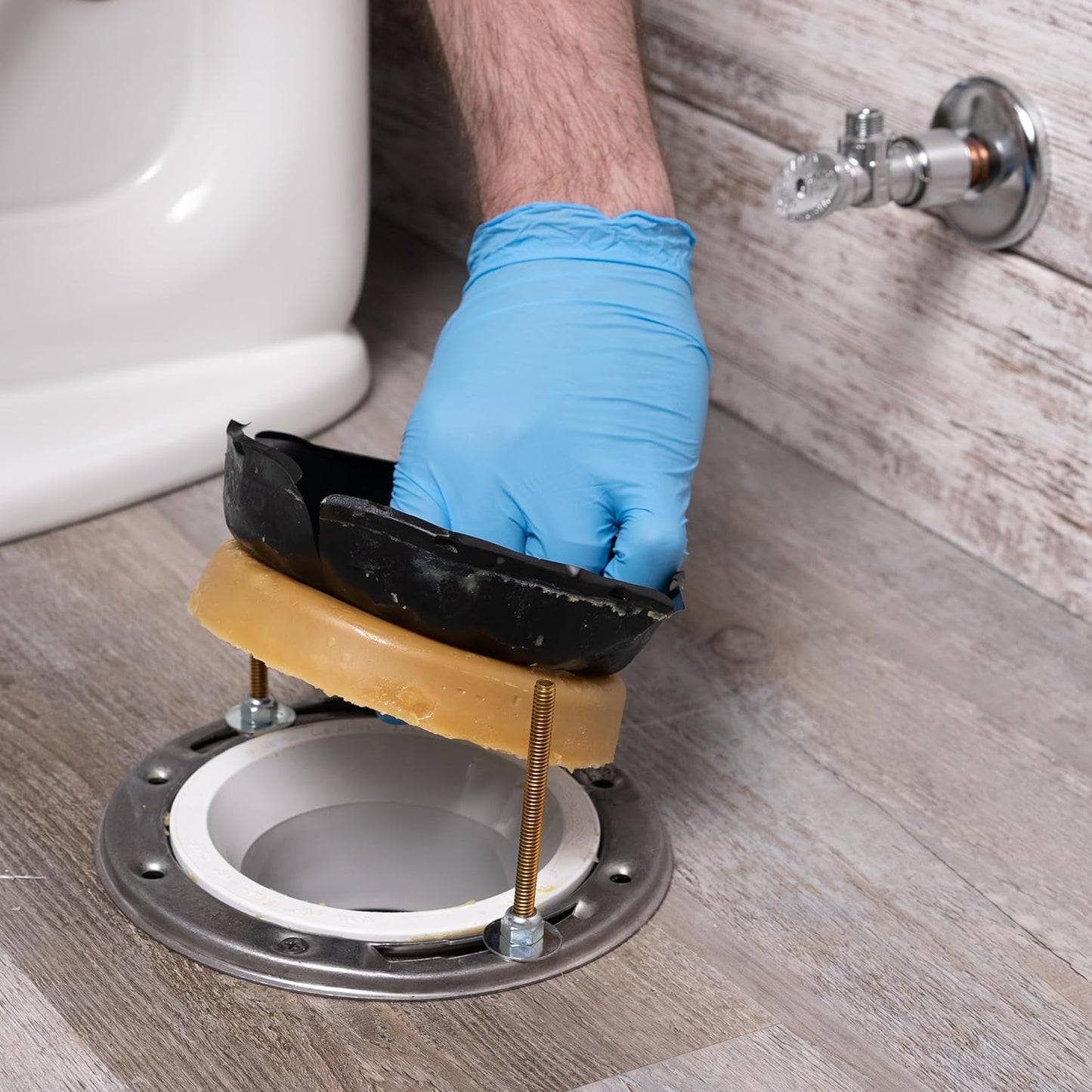 Oatey 31190 Heavy Duty Wax Bowl Ring, 3" or 4" waste lines