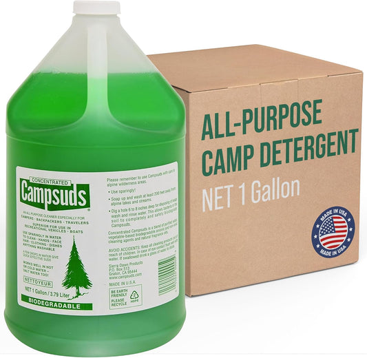 Sierra Dawn Outdoor Soap - Premium Biodegradable Camping & Backpacking Essential - All-Purpose Natural Soap for Dishes, Clothes & Personal Care - Trusted by Outdoor Enthusiasts, 1 Gallon