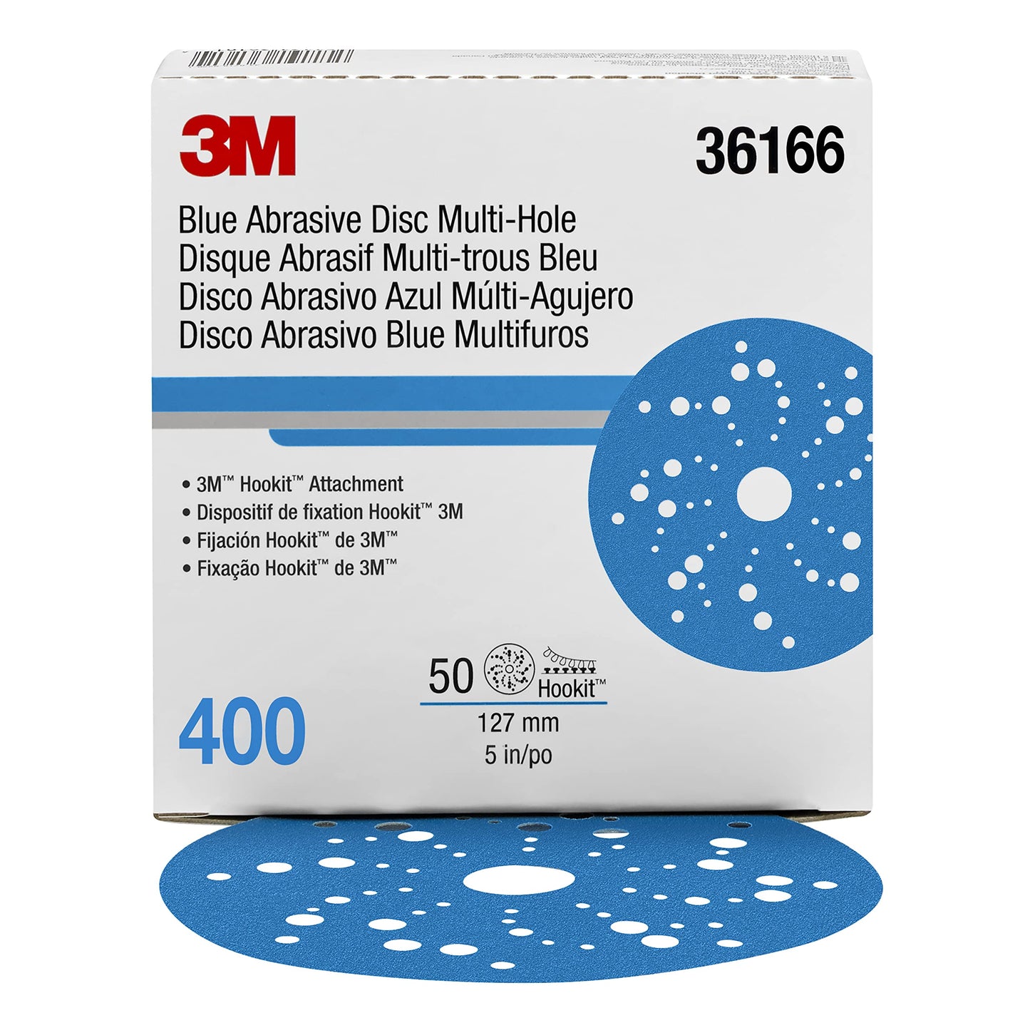 3M Stikit Blue Abrasive Sheet Roll, 36217, No Hole, 2.75 in x 20 yd, 80+ Grade, Automotive Sanding Roll Sandpaper for Coating Removal, Body Repair, Auto Sanding